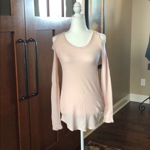 Braeve waffle knit cold shoulder top. Never worn.